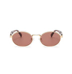 Continuum |Classic Oval Metal Sunglasses