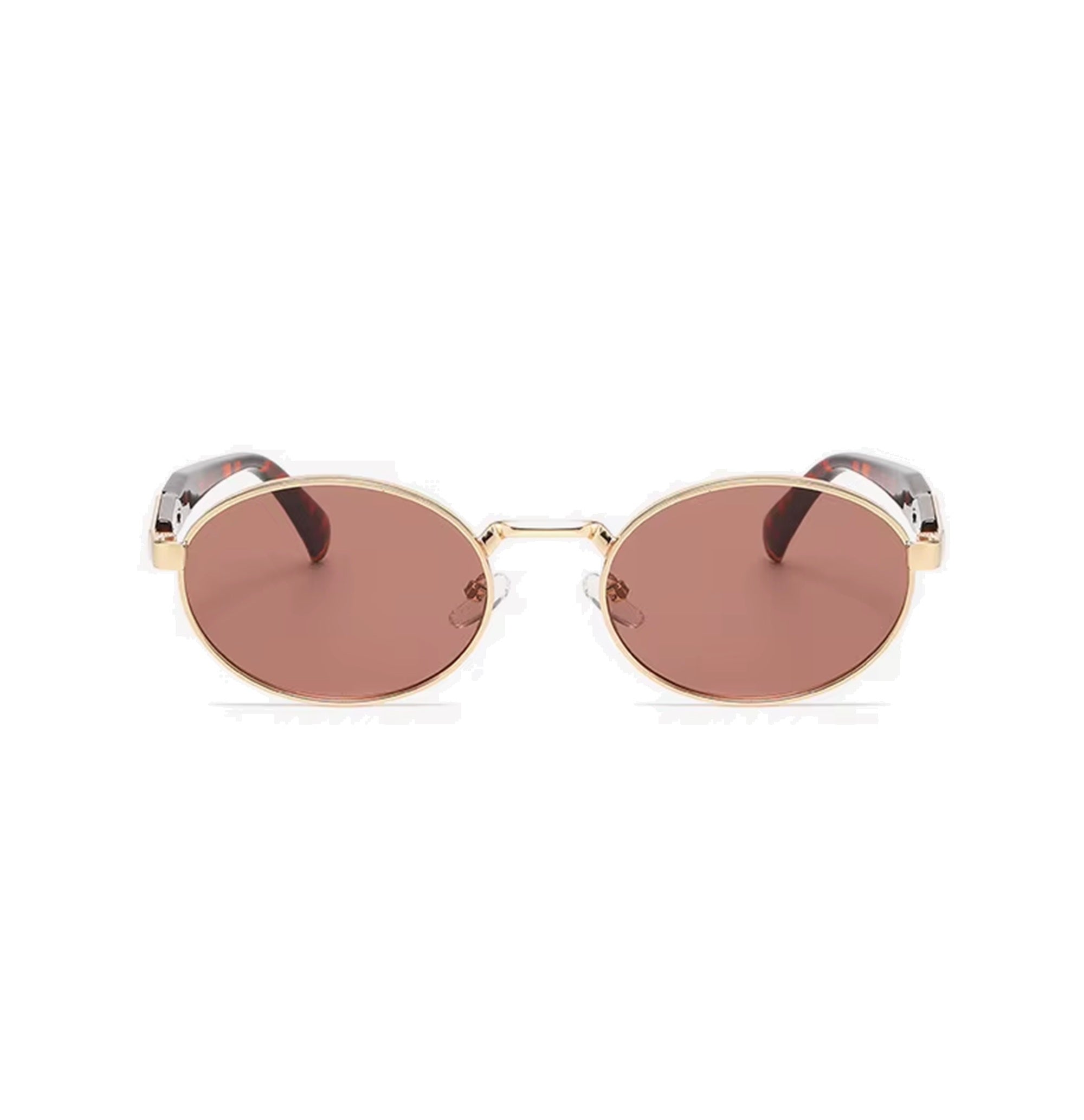 Continuum |Classic Oval Metal Sunglasses