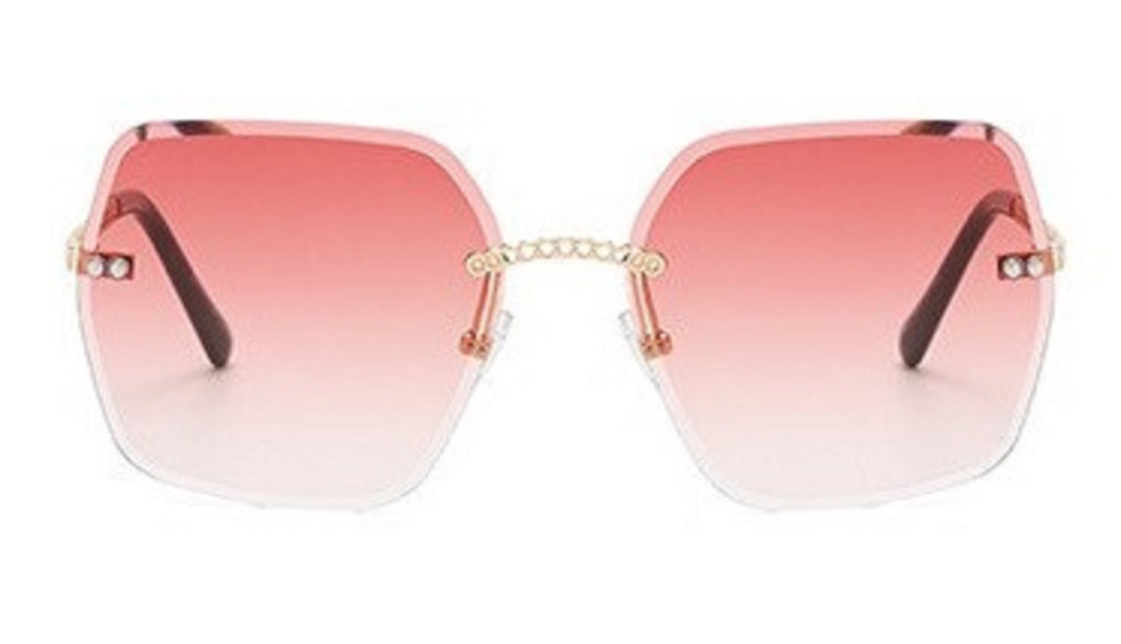 Travertine |Oversized Square PC Sunglasses