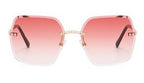 Travertine |Oversized Square PC Sunglasses