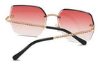 Travertine |Oversized Square PC Sunglasses