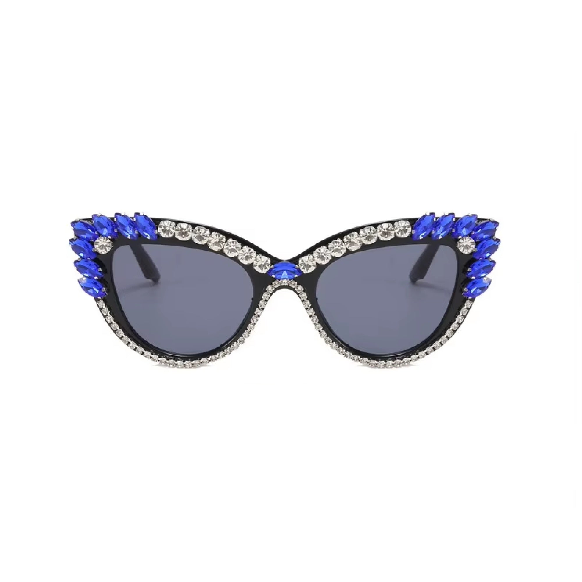 Garnexa |Rhinestone Cat-Eye PC Sunglasses