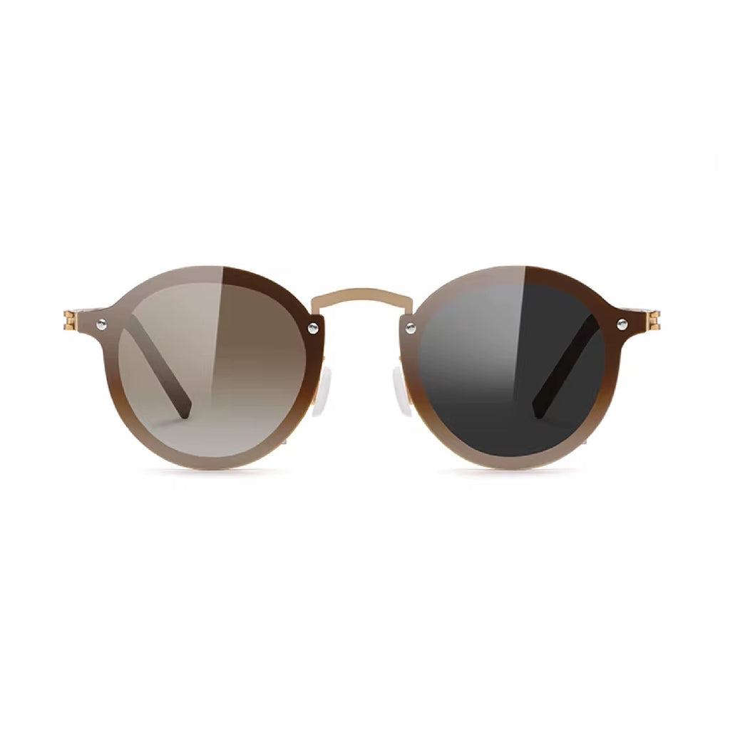 Carnaby |Adjustable Tint Round Metal Sunglasses