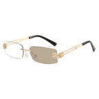Shift Elio | Photochromic Rectangle Rimless Sunglasses