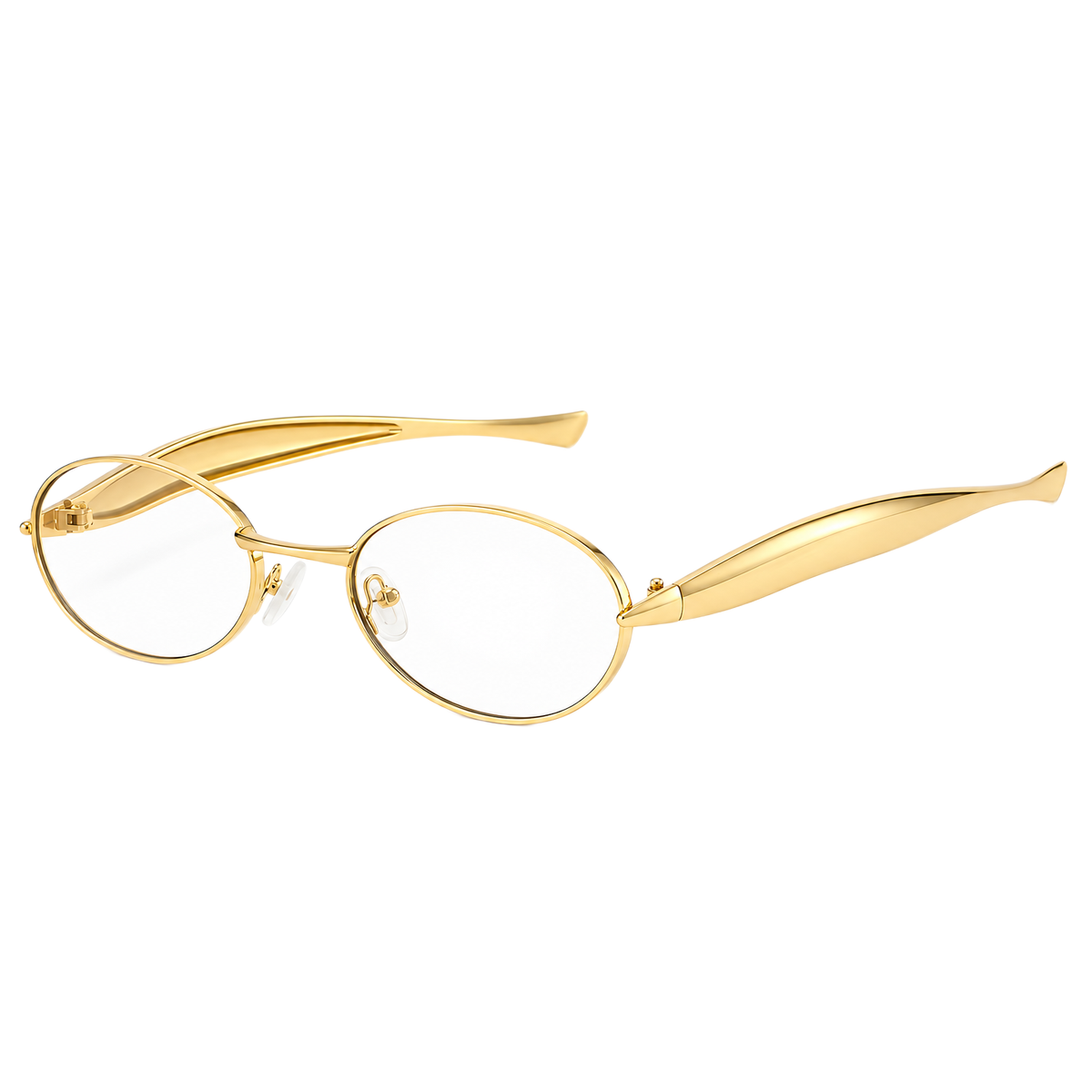 Valora | Classic Oval Metal Sunglasses