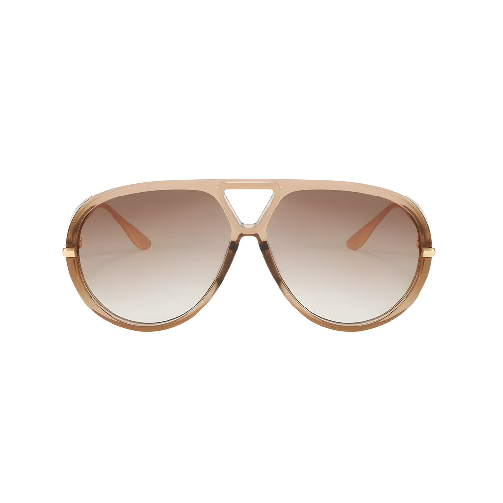 Zayden | Classic Oversized Aviator Metal & PC Sunglasses