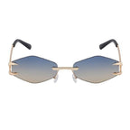 Flux |Futuristic Hexagonal Metal Sunglasses