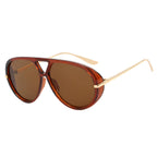 Zayden | Classic Oversized Aviator Metal & PC Sunglasses