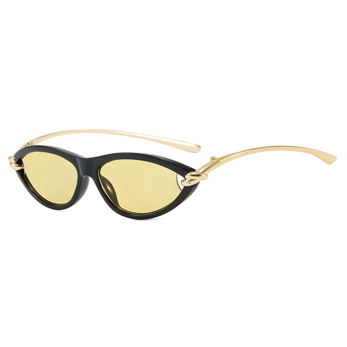Cavelle | Classic Cat-Eye Metal & PC Sunglasses