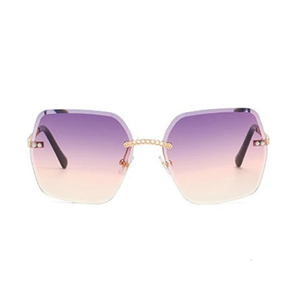 Travertine |Oversized Square PC Sunglasses