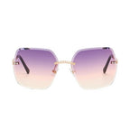 Travertine |Oversized Square PC Sunglasses