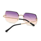Travertine |Oversized Square PC Sunglasses