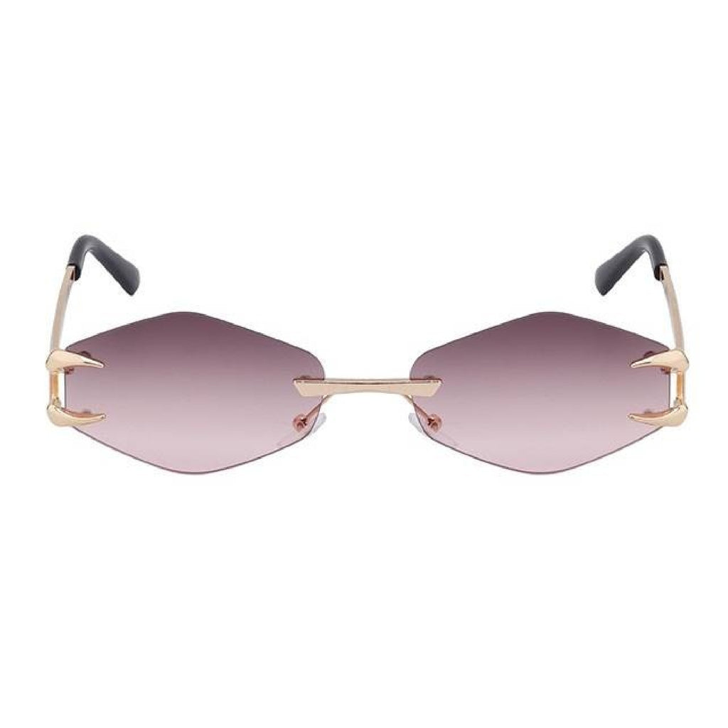 Flux |Futuristic Hexagonal Metal Sunglasses