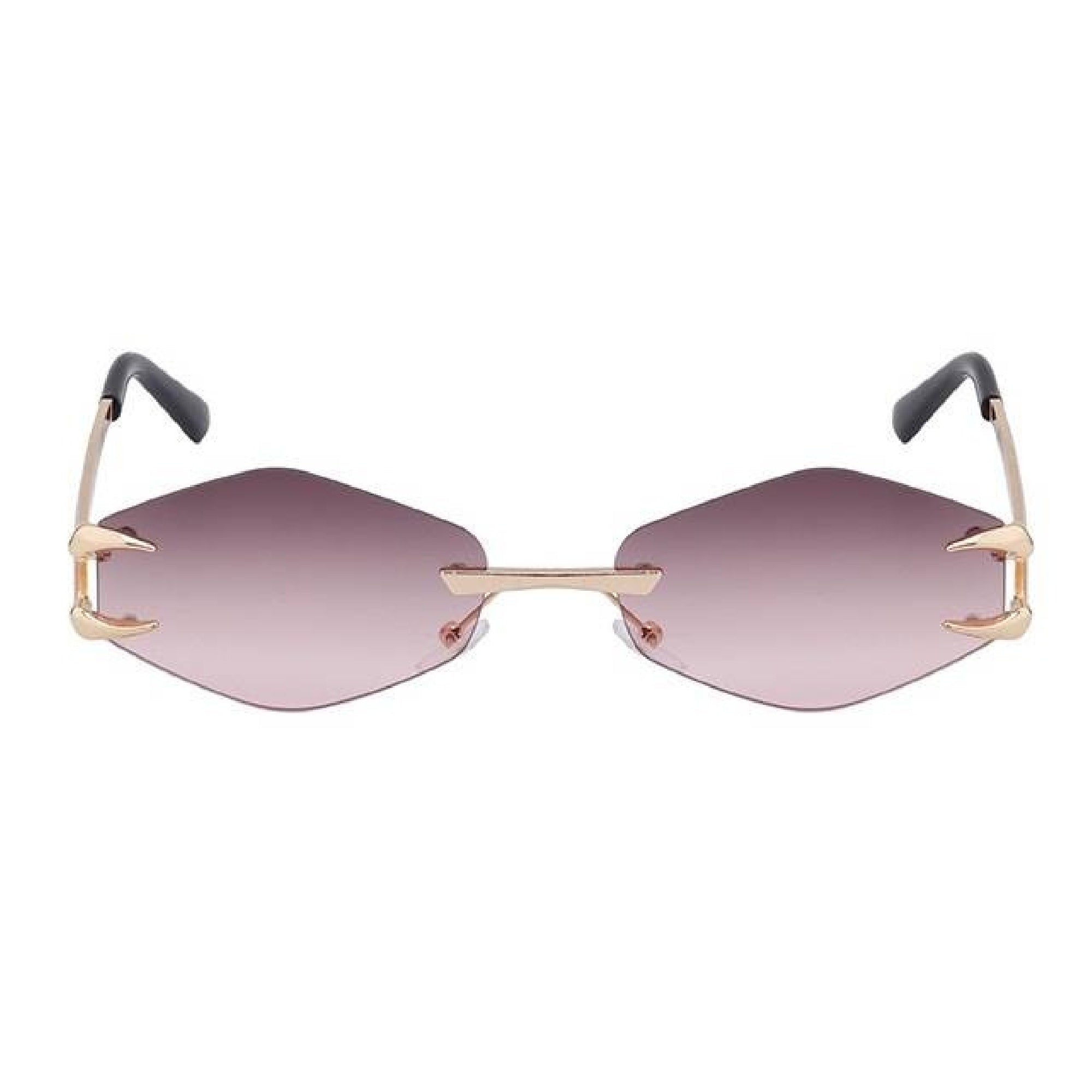 Flux |Futuristic Hexagonal Metal Sunglasses