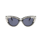 Garnexa |Rhinestone Cat-Eye PC Sunglasses