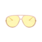 Zayden | Classic Oversized Aviator Metal & PC Sunglasses
