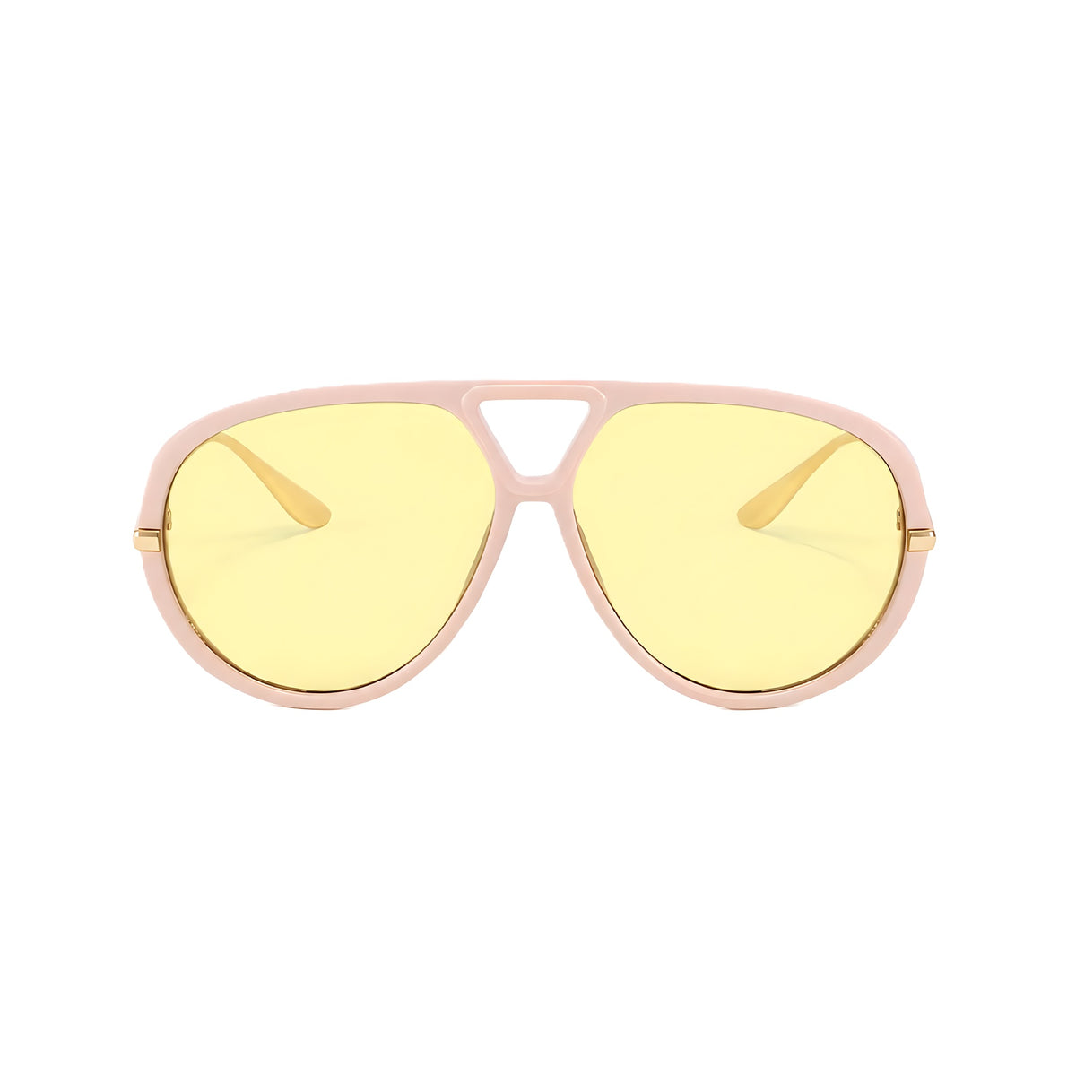 Zayden | Classic Oversized Aviator Metal & PC Sunglasses