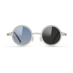 Citrine |Adjustable Tint Round Metal Sunglasses