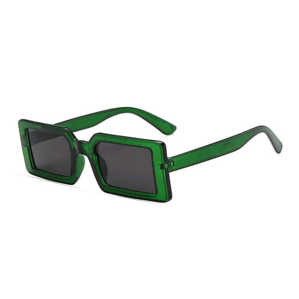 Sienna Glow | Classic Rectangle Acetate Sunglasses
