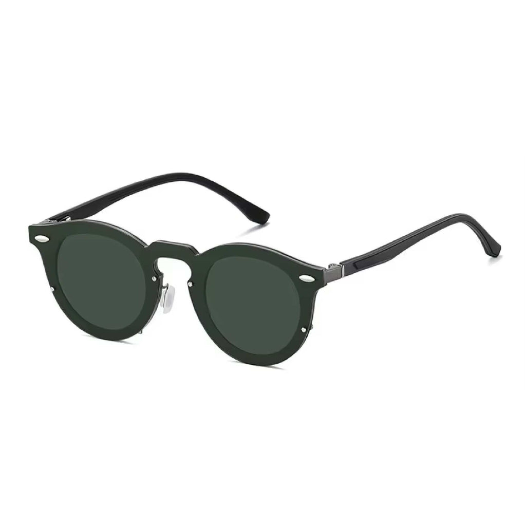 Halo | Adjustable Tint Round Metal Sunglasses