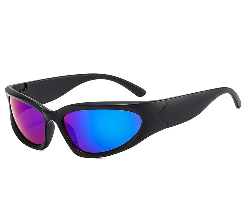 The Interceptor | Futuristic Wraparound Acetate Sunglasses