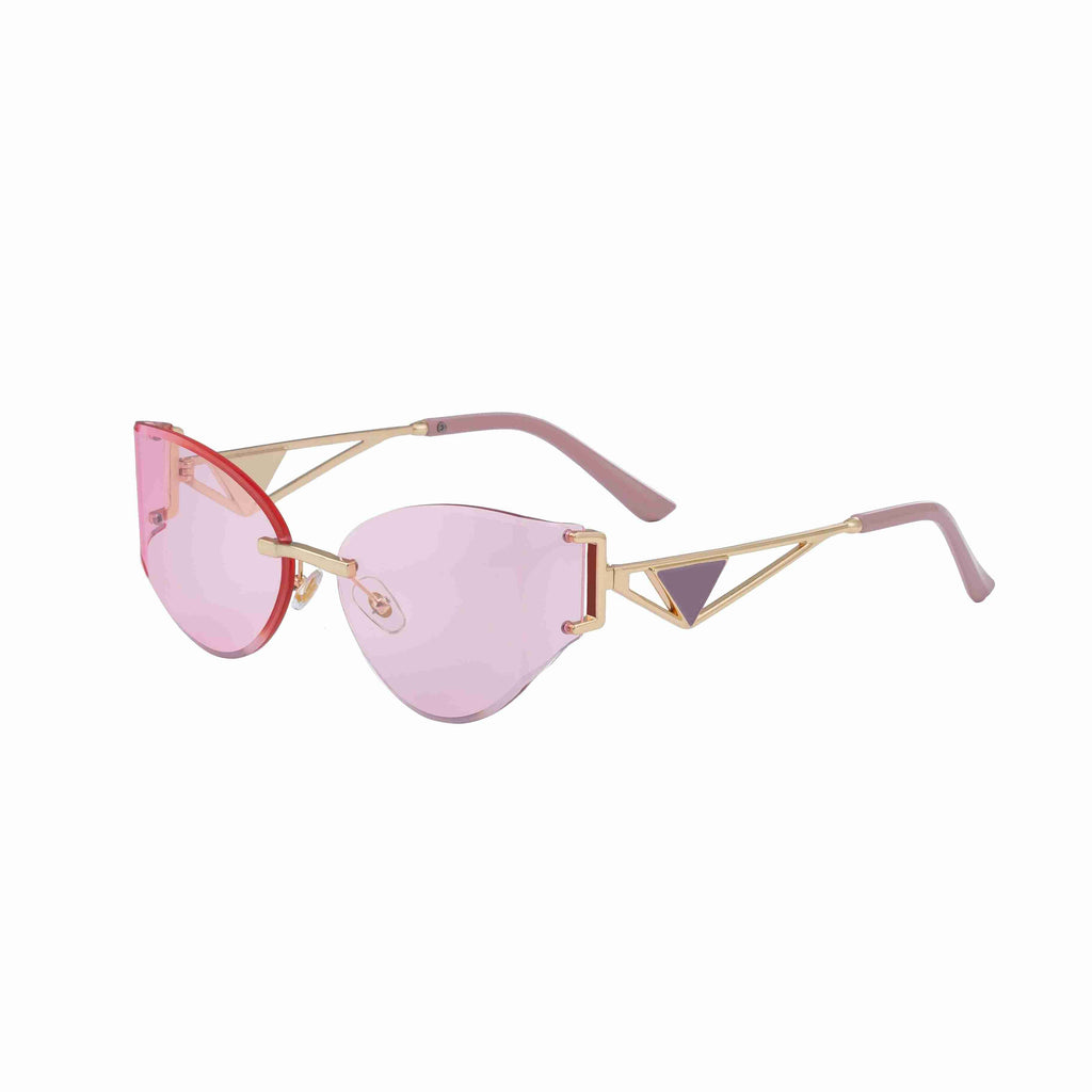 The Vanguard II | Classic Cat-Eye Metal Sunglasses