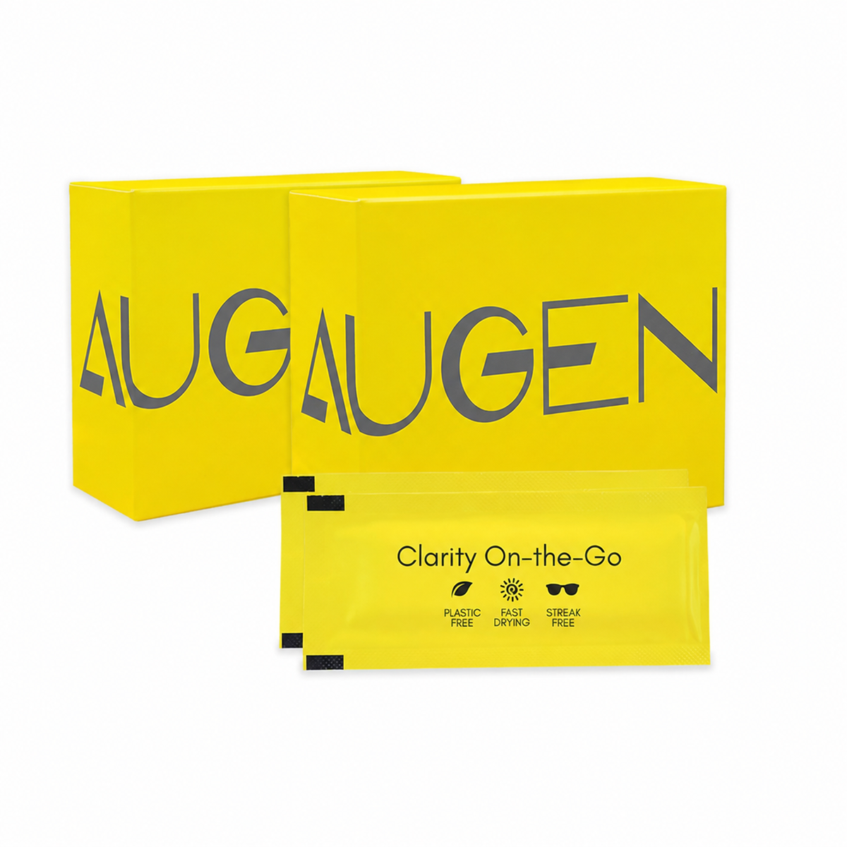 AUGEN Anti-Fog Cleaning Wipes for Glasses, Goggles | Streak-Free, Quick-Dry (30 Pcs)