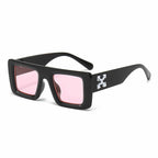 The Sovereign | Oversized Fashion Square Acetate Sunglasses
