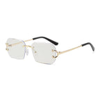 Shift Varen | Photochromic Rectangle Rimless Sunglasses