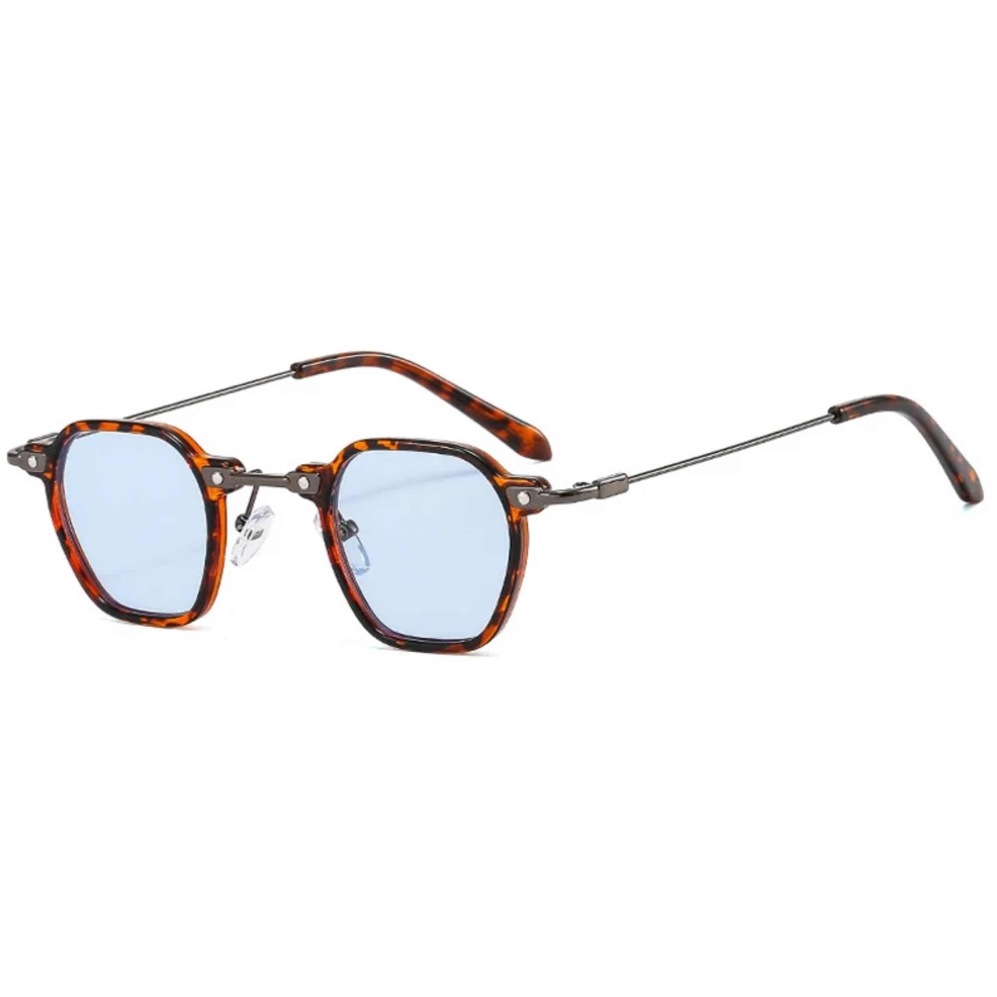 Mayfair | Retro Vintage Square Metal & Acetate Sunglasses
