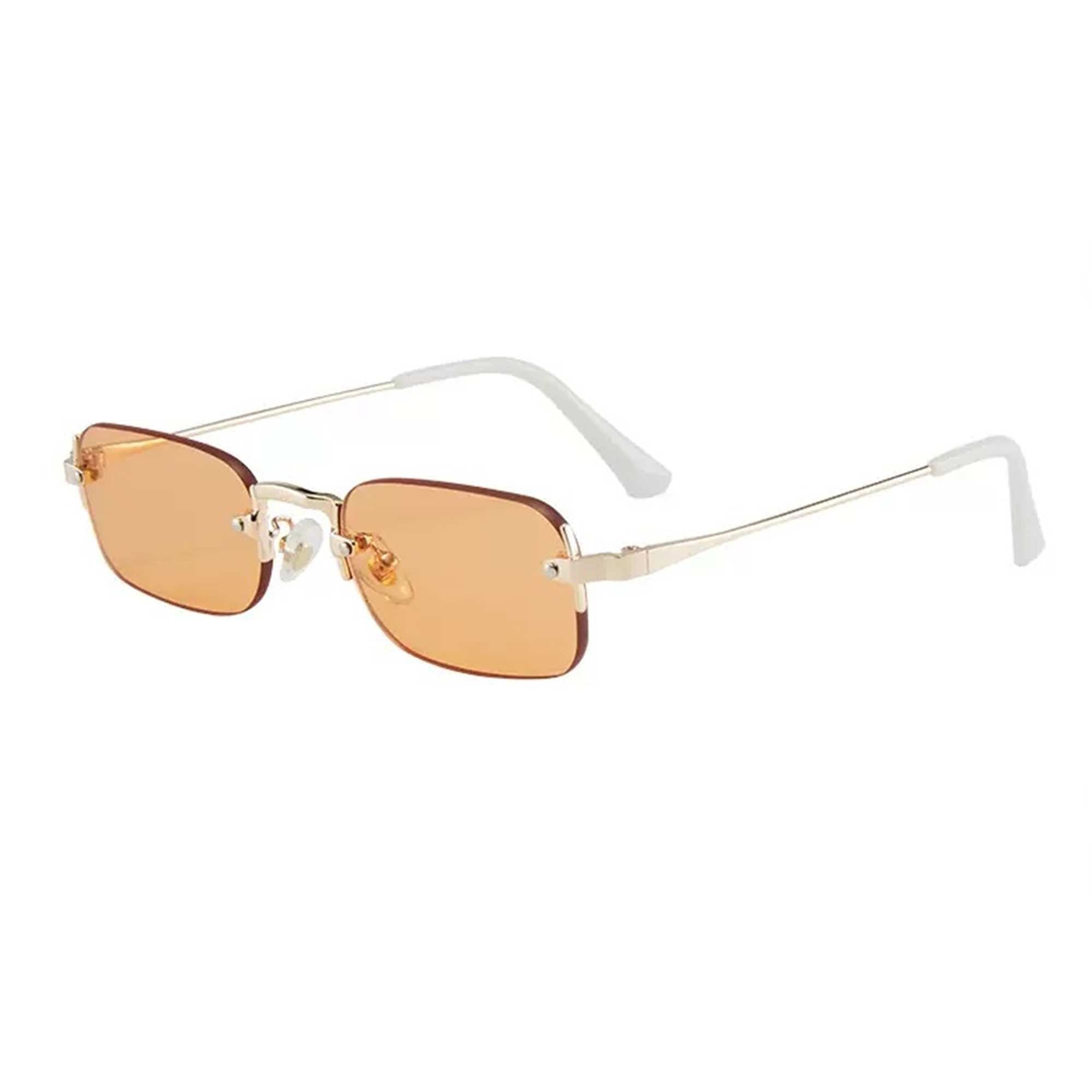 The Novelist | Classic Rectangle Metal Sunglasses