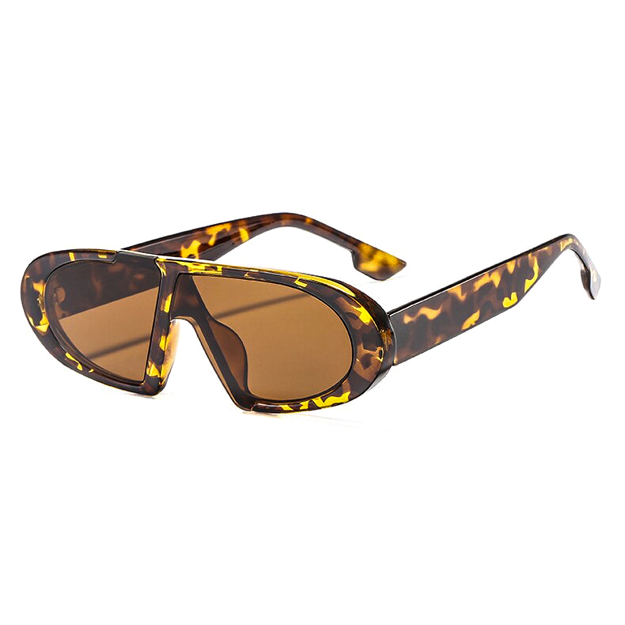 Pinnacle | Futuristic Oval Acetate Sunglasses