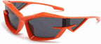 Aero Zenith | Futuristic Wraparound Acetate Sunglasses