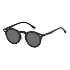 Halo | Adjustable Tint Round Metal Sunglasses