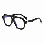 Graphite | Oversized Fashion Navigator Acetate Sunglasses