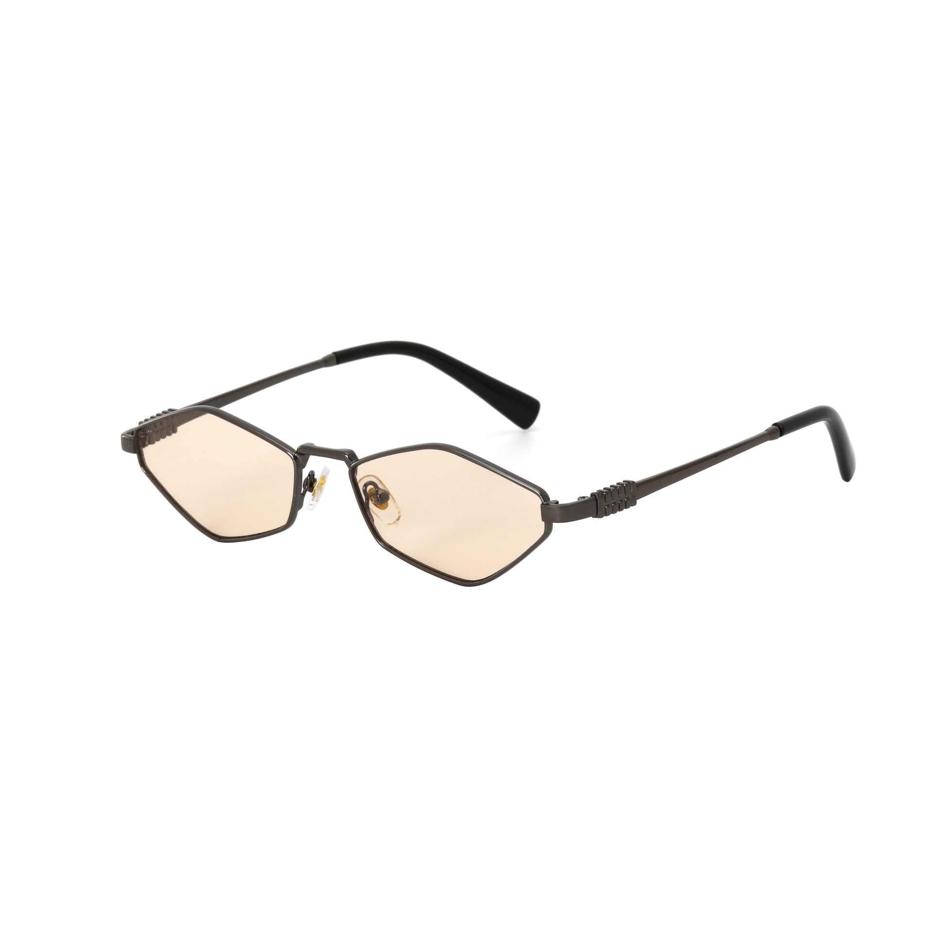 Tortoise | Classic Cat-Eye Metal Sunglasses