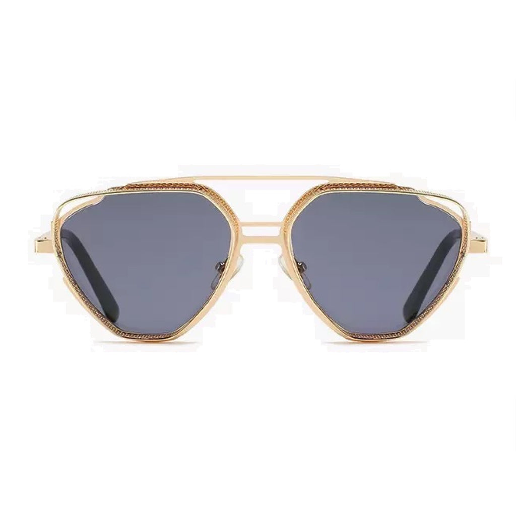 The Director |Retro Vintage Pilot Metal Sunglasses