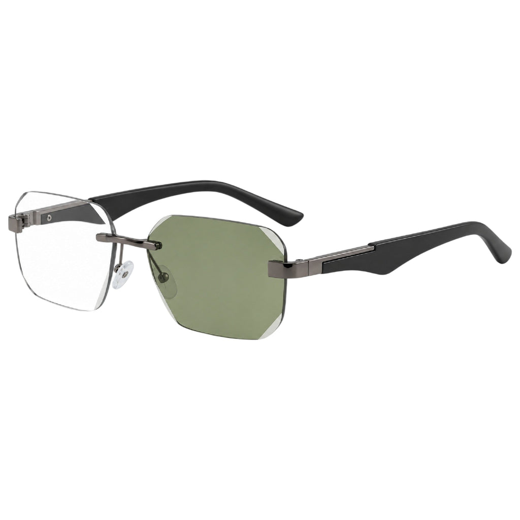 Shift Arden | Photochromic Rectangle Rimless Sunglasses