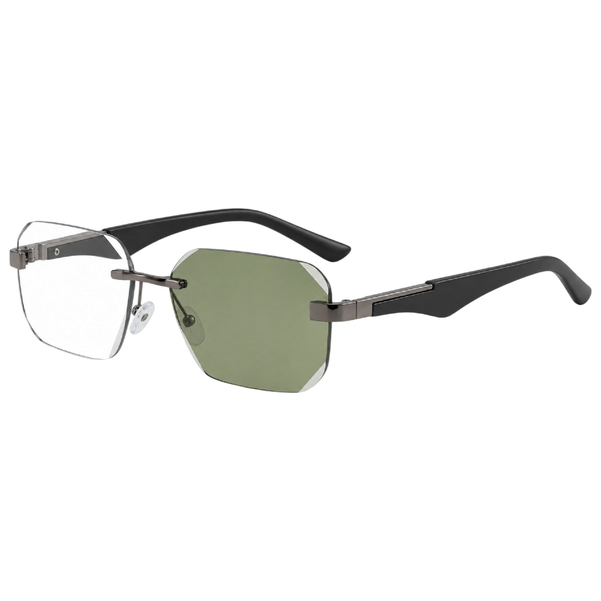 Shift Arden | Photochromic Rectangle Rimless Sunglasses