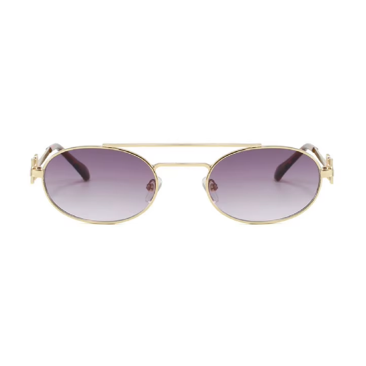 Volt | Classic Oval Metal Sunglasses