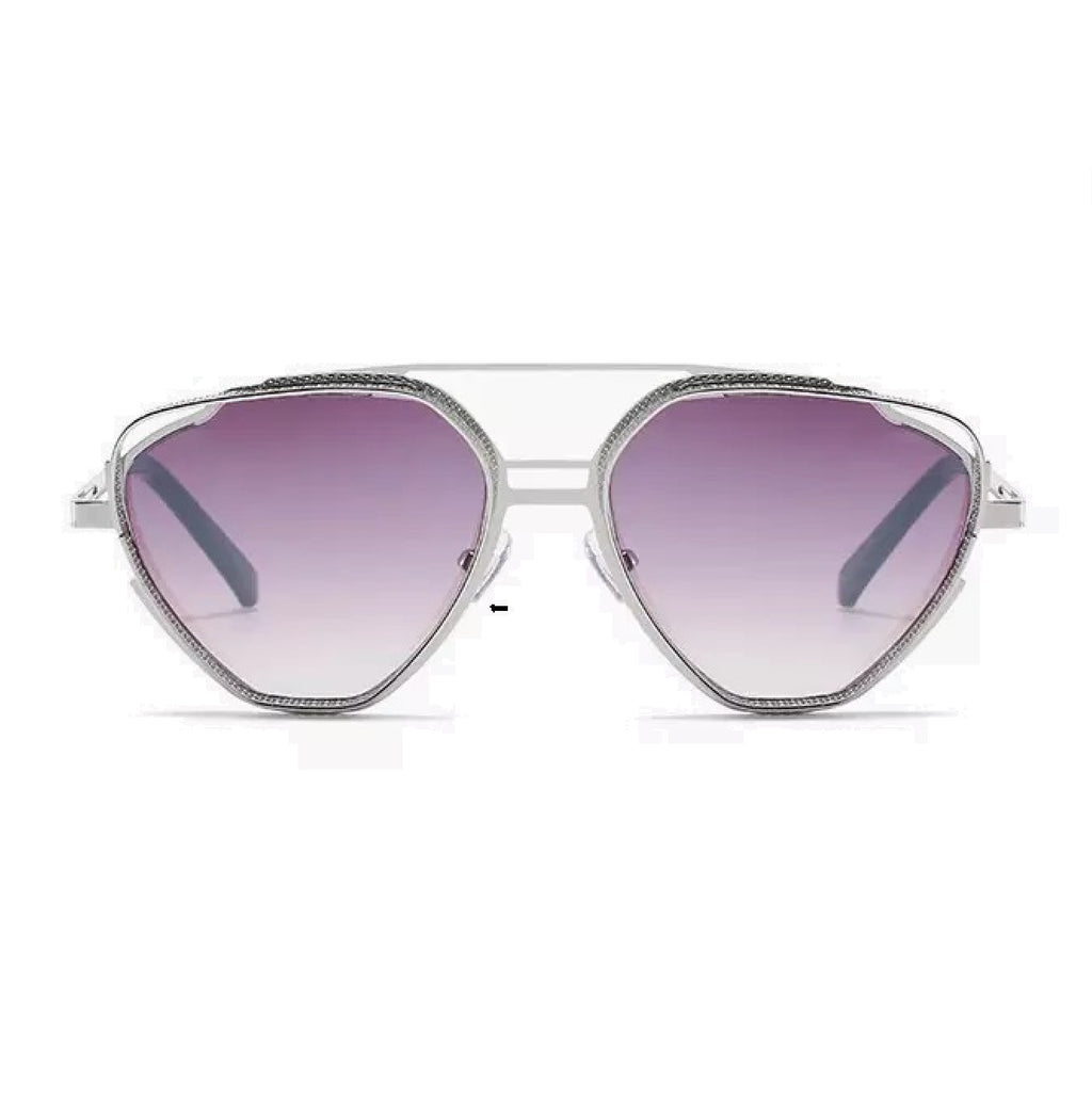 The Director |Retro Vintage Pilot Metal Sunglasses