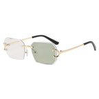 Shift Varen | Photochromic Rectangle Rimless Sunglasses
