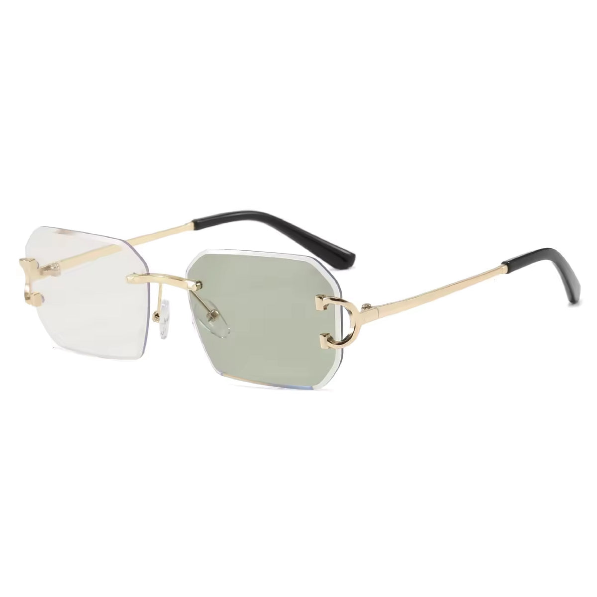 Shift Varen | Photochromic Rectangle Rimless Sunglasses