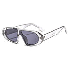 Pinnacle | Futuristic Oval Acetate Sunglasses