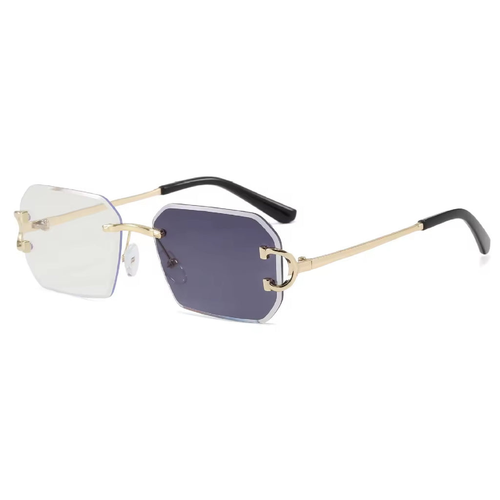 Shift Varen | Photochromic Rectangle Rimless Sunglasses