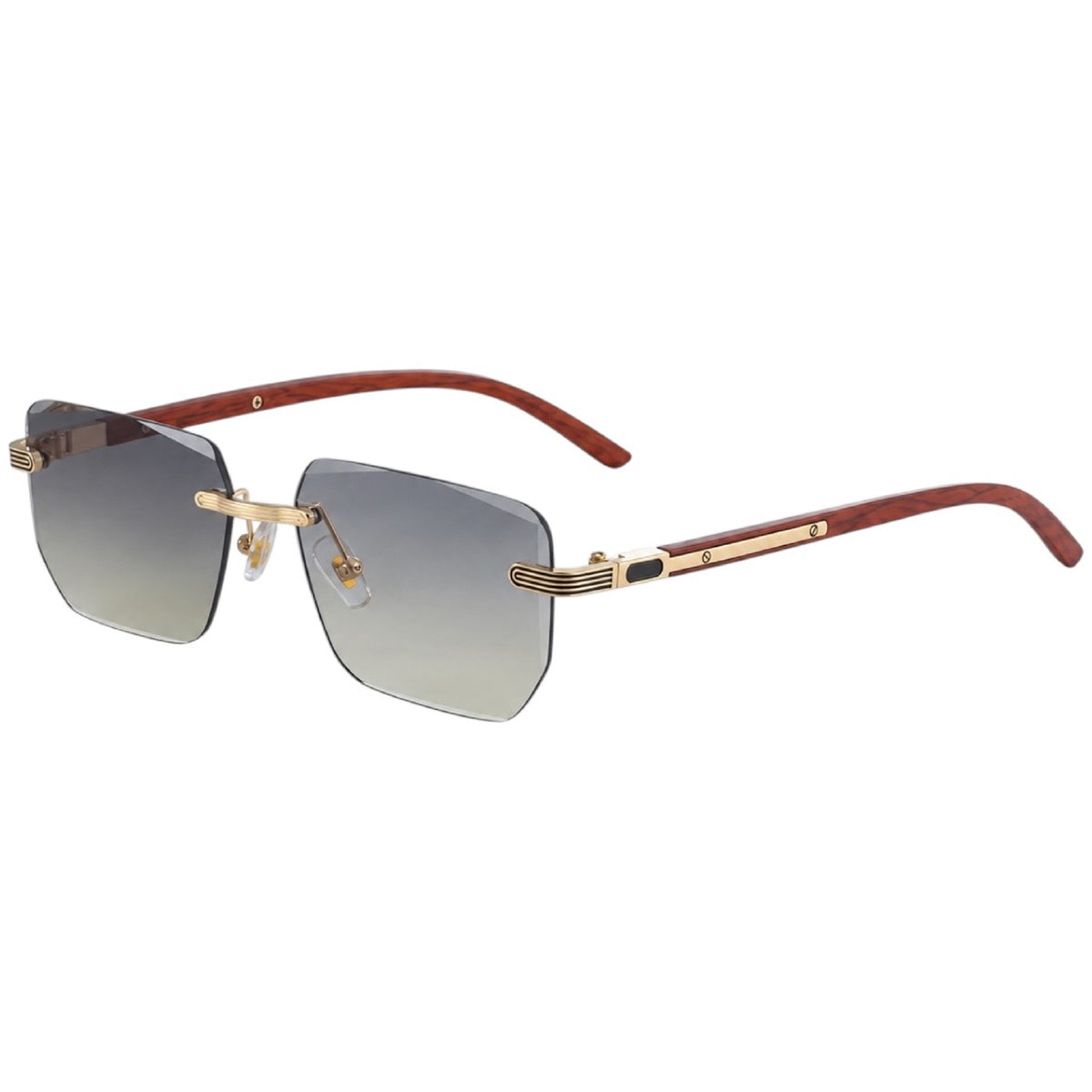 Shift Sora | Photochromic Rectangle Rimless Sunglasses