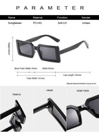 Sienna Glow |Classic Rectangle PC Sunglasses