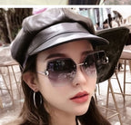 Obsidian |Oversized Hexagonal Metal Sunglasses