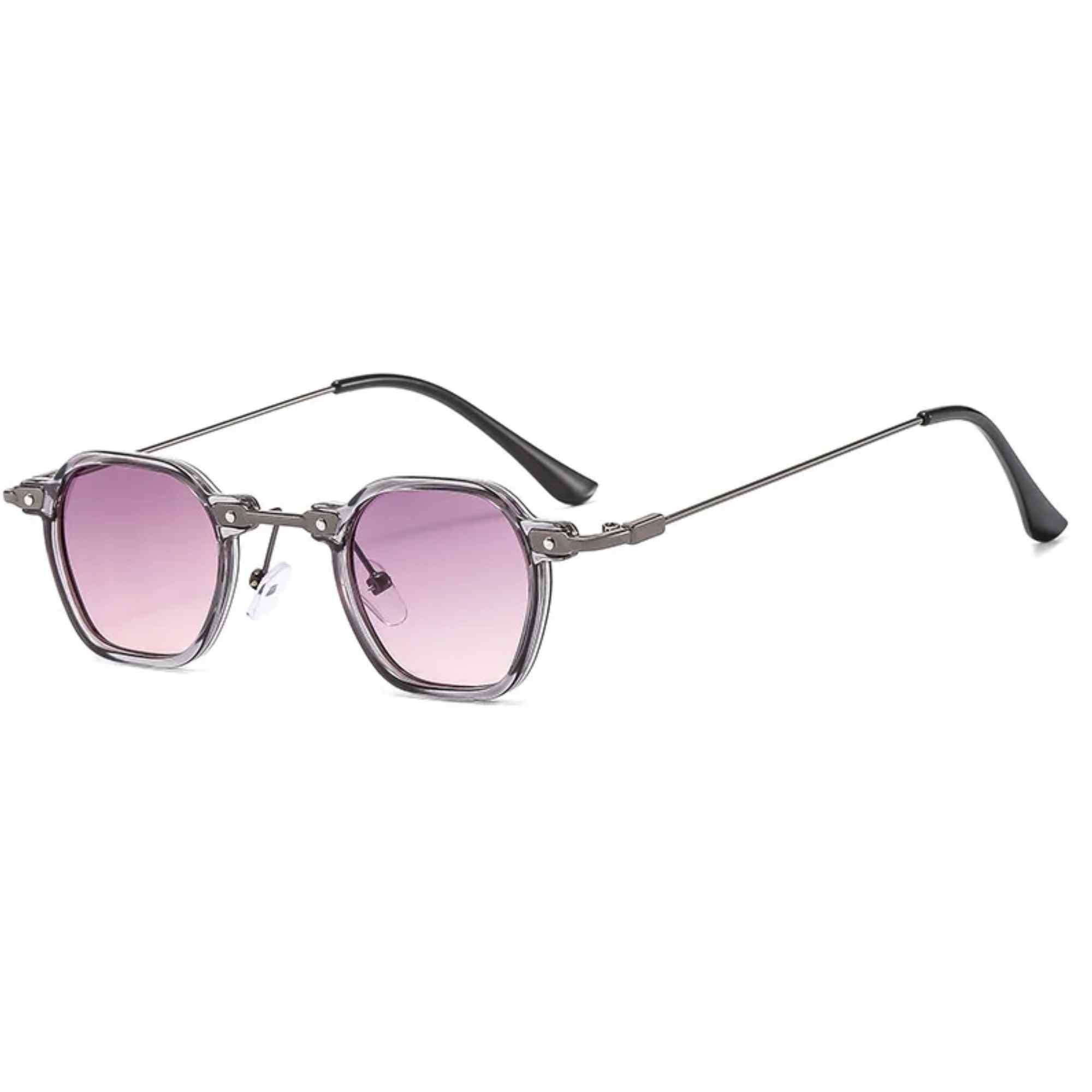 Mayfair | Retro Vintage Square Metal & Acetate Sunglasses