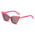 Amora |Rhinestone Cat-Eye PC Sunglasses